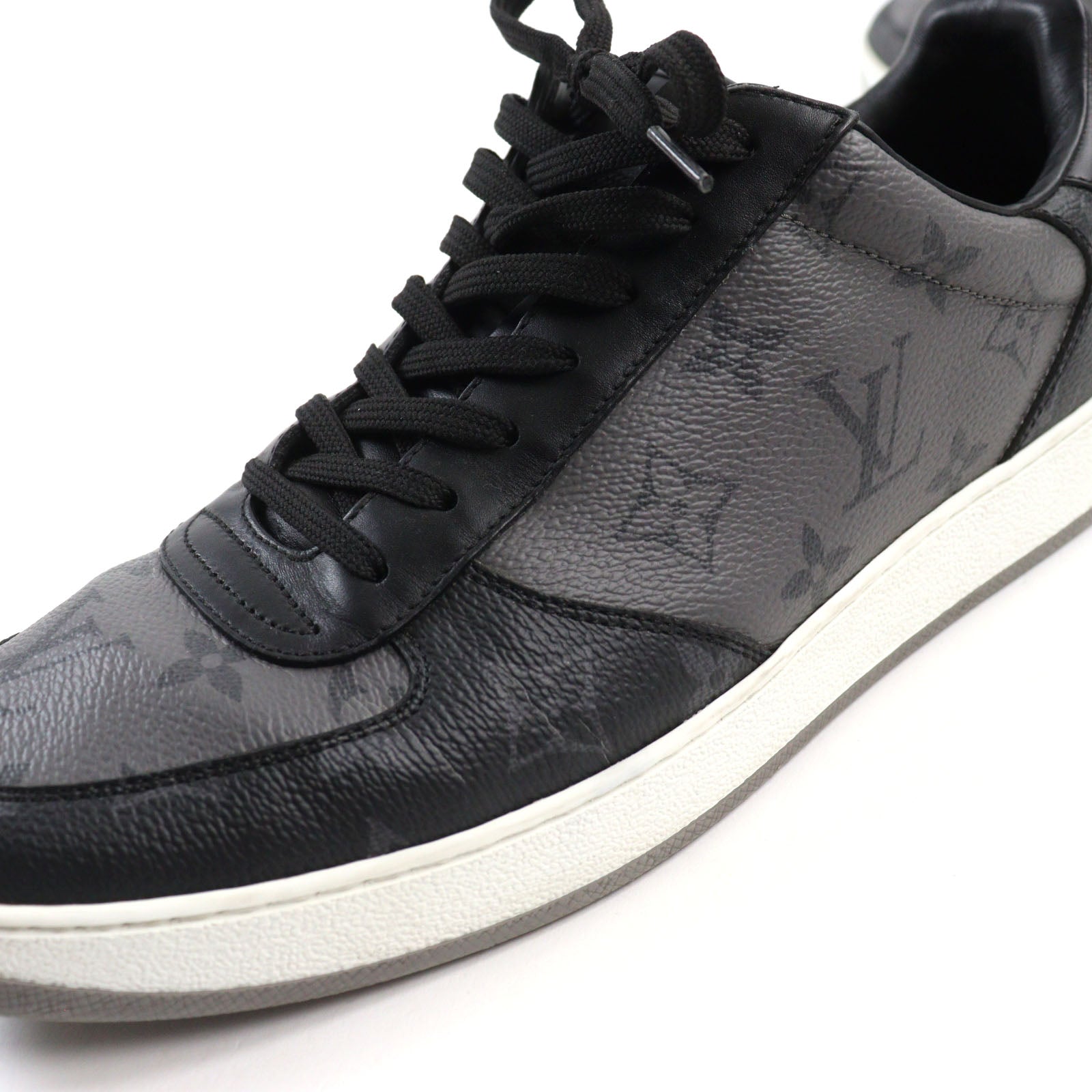 Louis Vuitton Rivoli Monogram Leather Sneakers 7.5