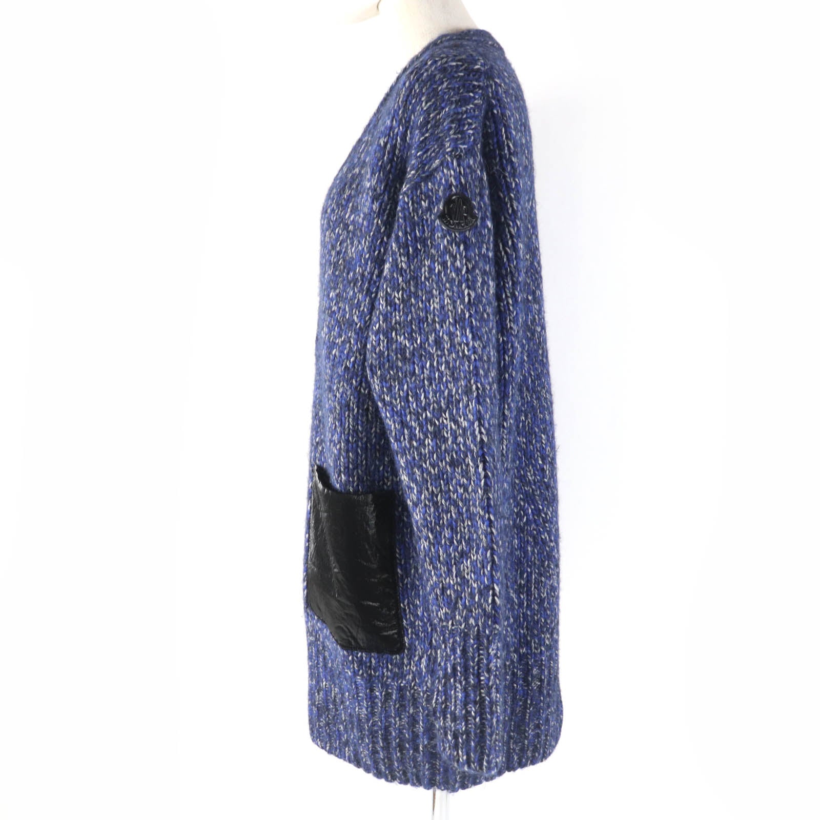 MONCLER Wool Alpaca Cardigan Blue S Women