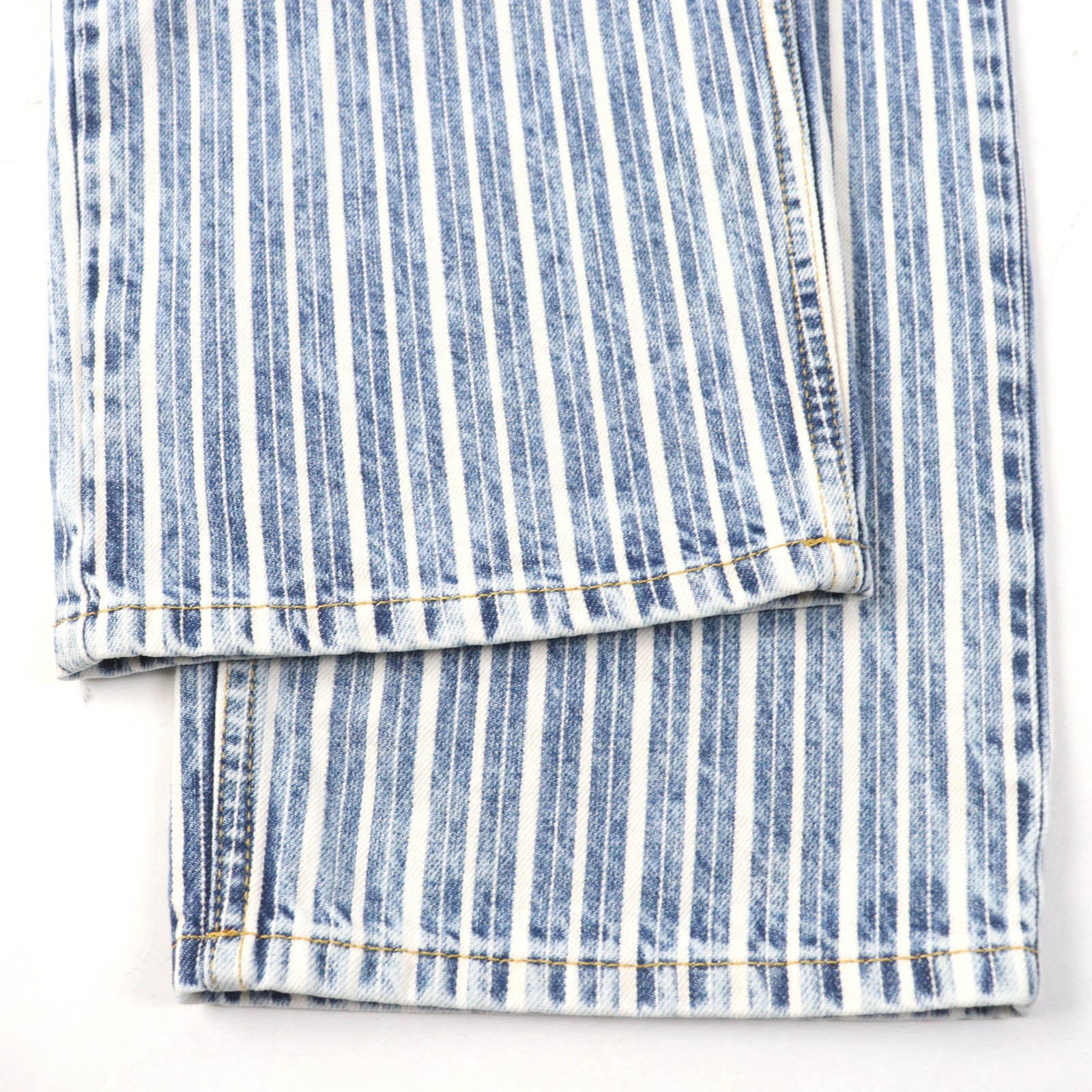 Dior Striped Denim Overalls Women