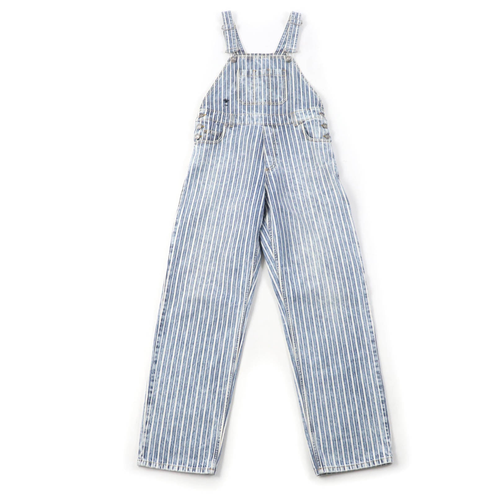 Dior Striped Denim Overalls Women