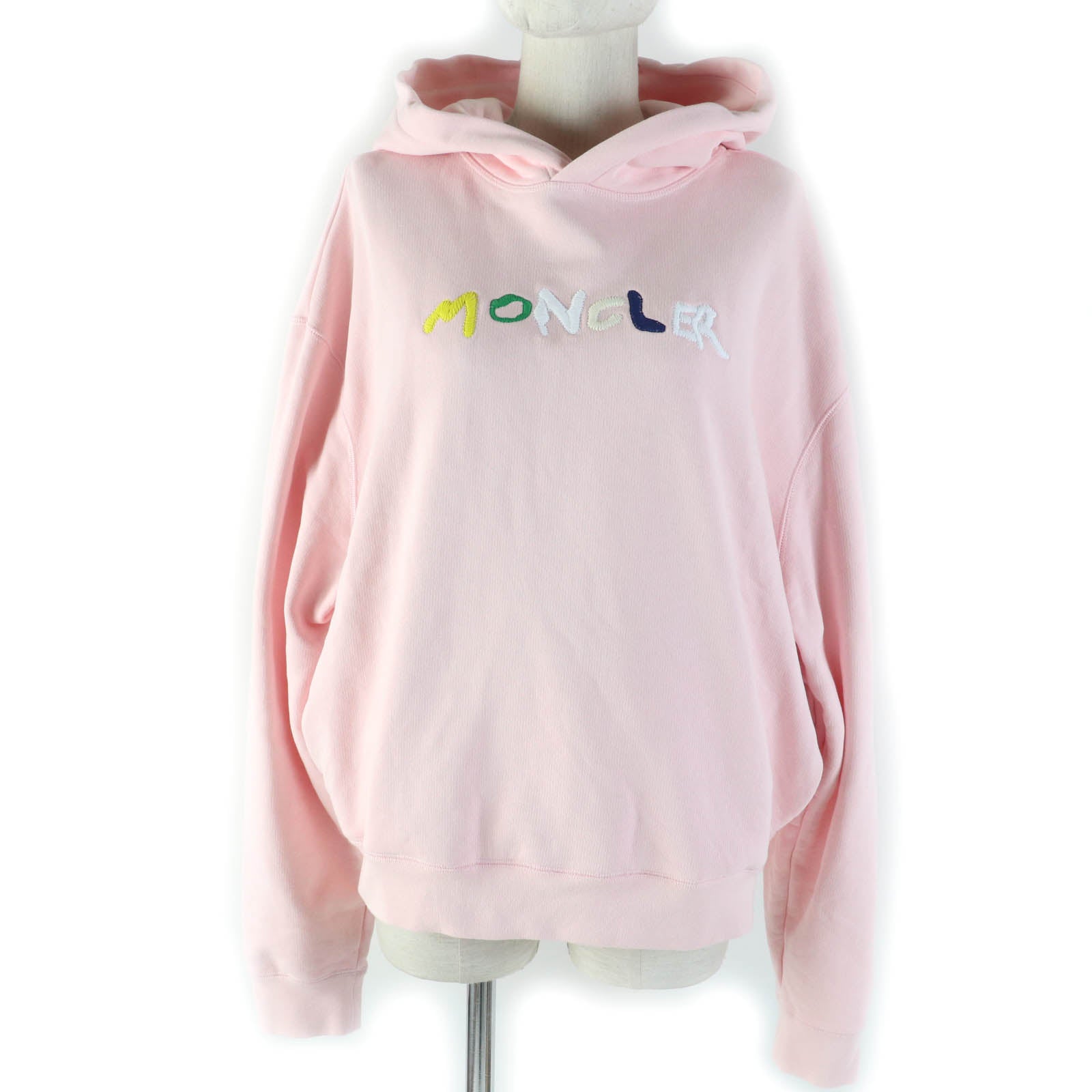 Moncler Cotton Hoodie Pink L Women