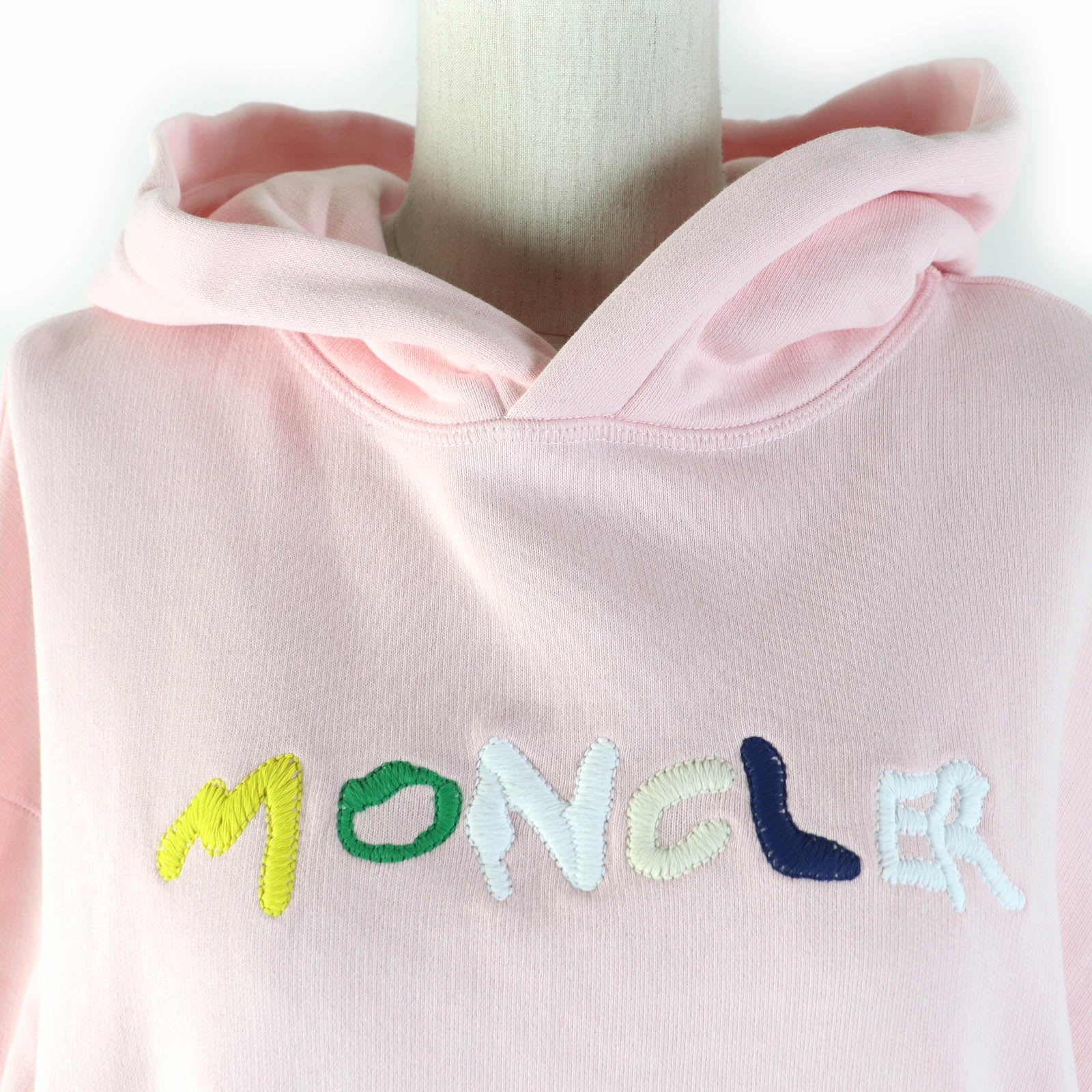 Moncler Cotton Hoodie Pink L Women