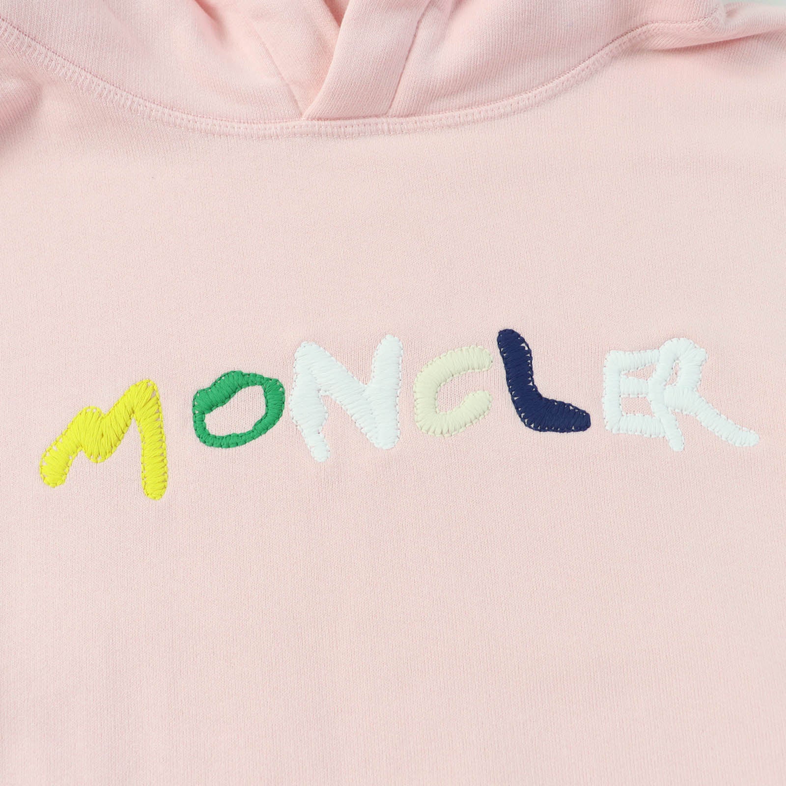 Moncler Cotton Hoodie Pink L Women