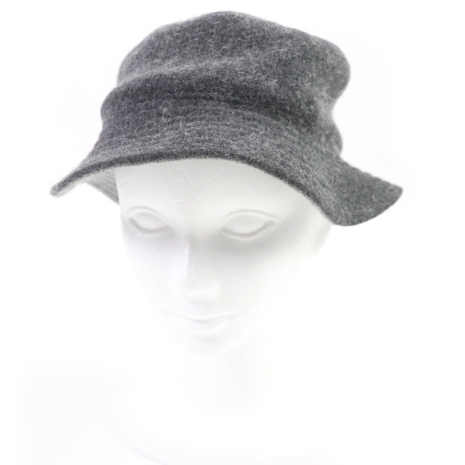 MOTSCH HERMES Nylon Hat Gray 56 Mens