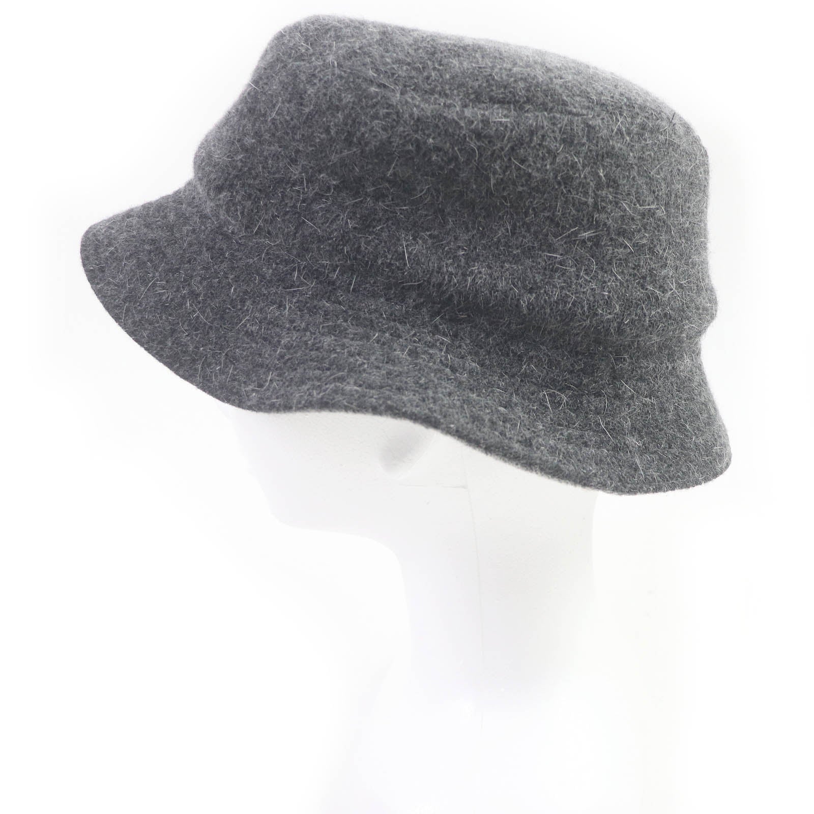 MOTSCH HERMES Nylon Hat Gray 56 Mens