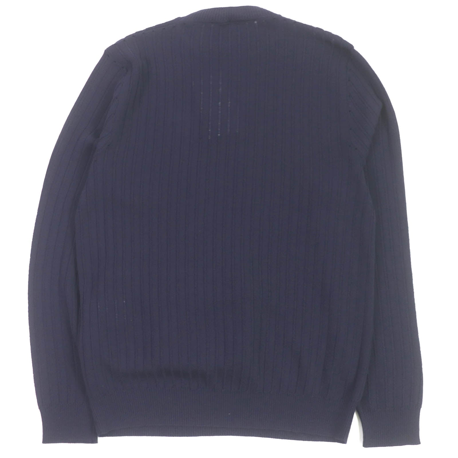 Fendi Wool FF Logo Baguette Sweater Navy