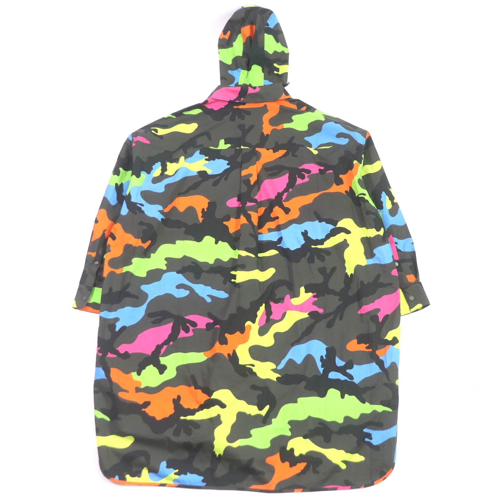 Valentino Camouflage Hoodie Coat Multicolor