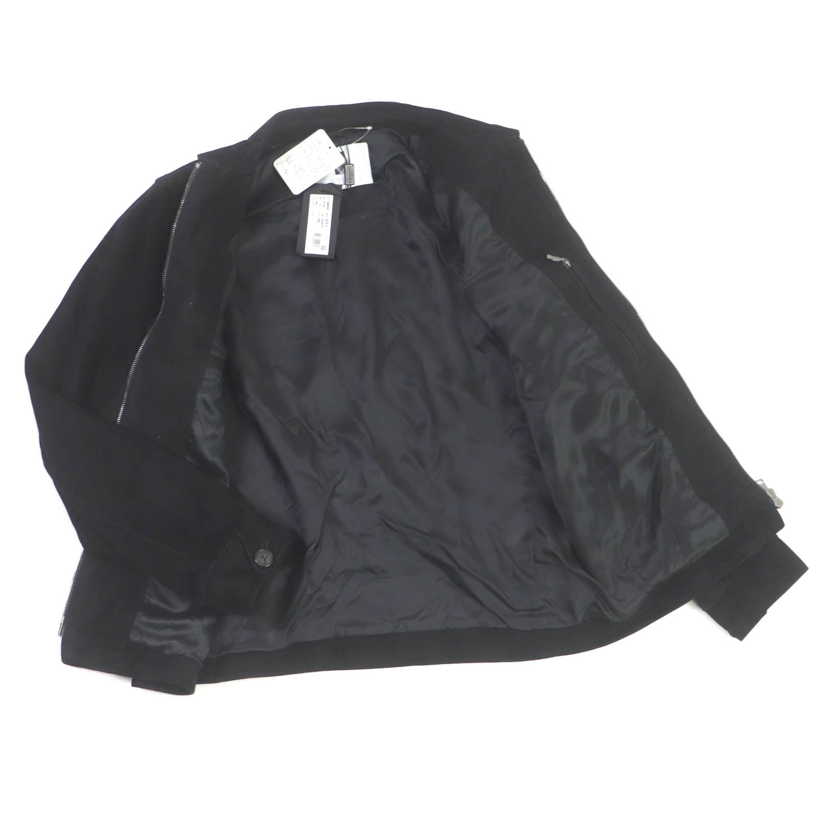 Sheep Leather Trucker Jacket Black 50