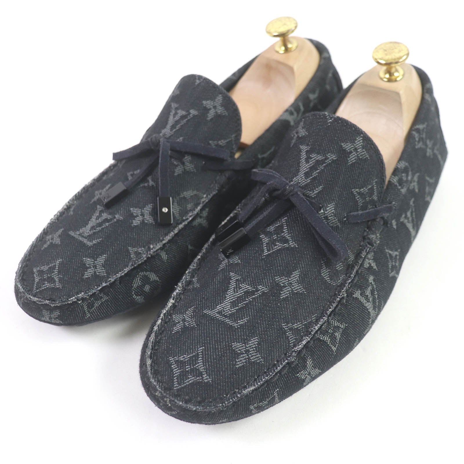 Louis Vuitton Monogram Denim Loafers 6.5