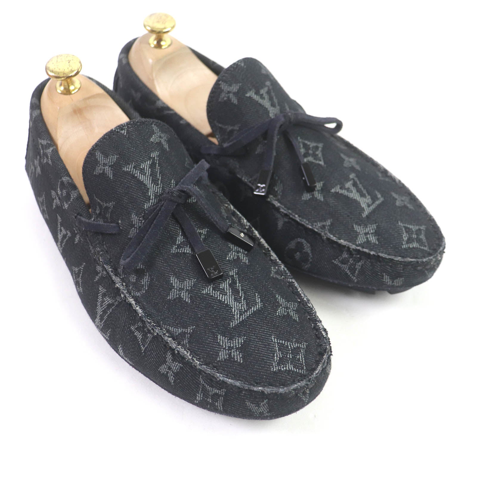 Louis Vuitton Monogram Denim Loafers 6.5