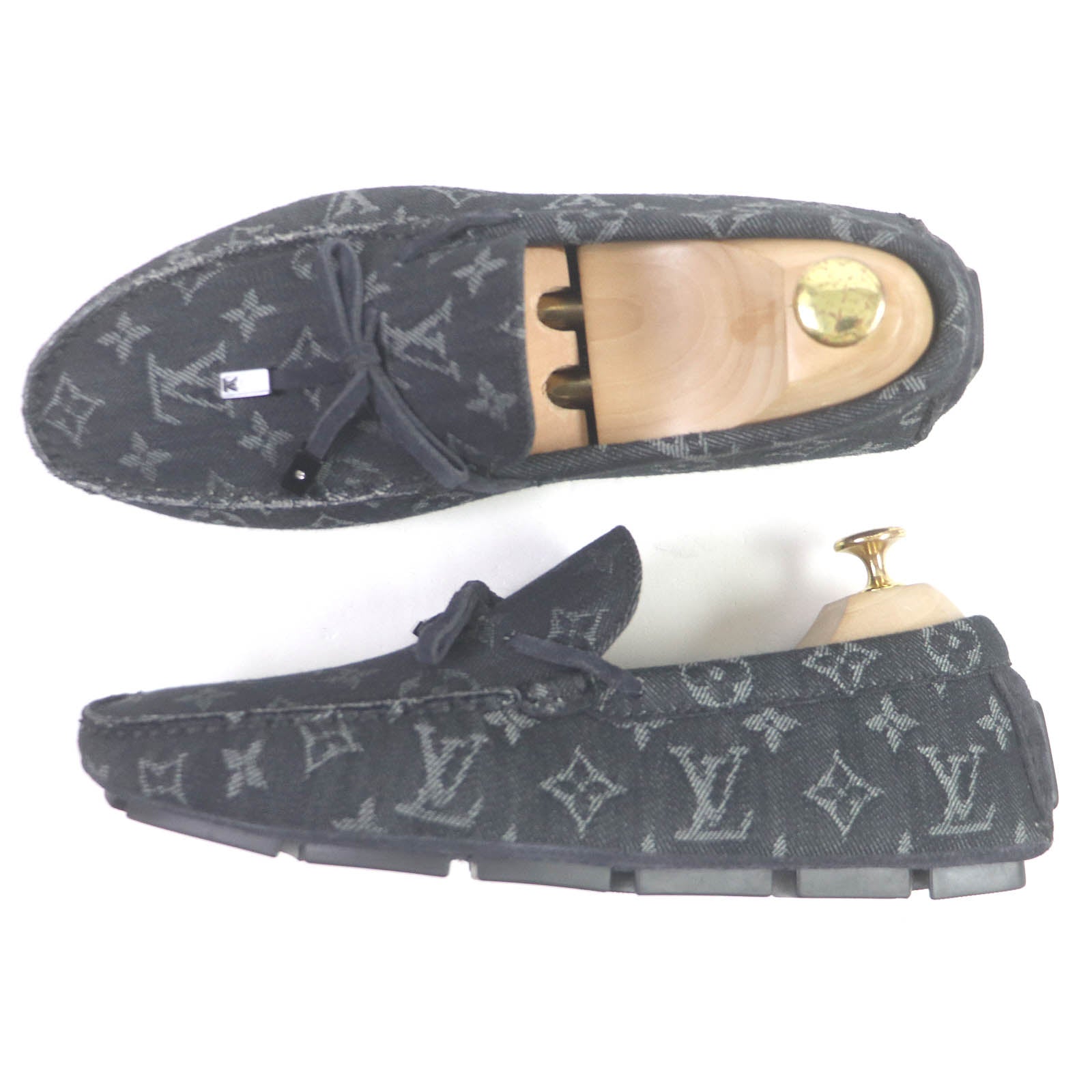 Louis Vuitton Monogram Denim Loafers 6.5