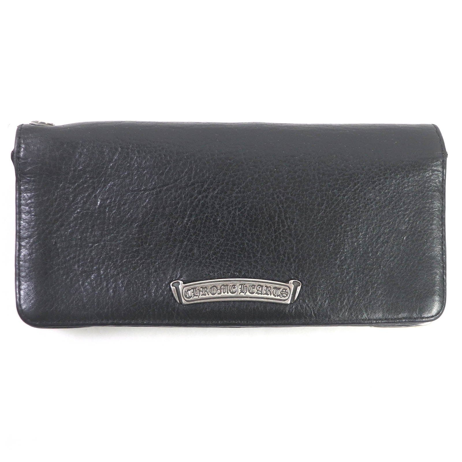 CHROME HEARTS Bifold Leather Wallet Black