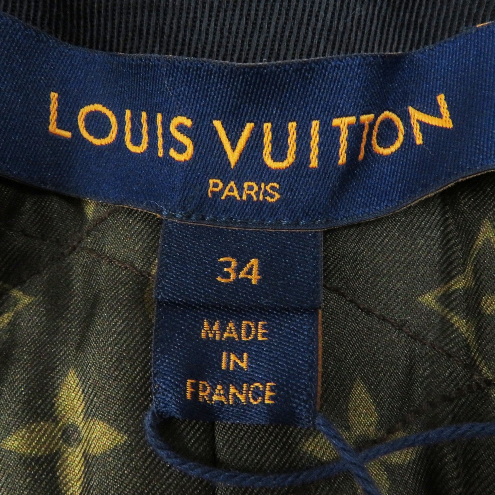 Louis Vuitton Tweed Jacket Monogram Lining Women