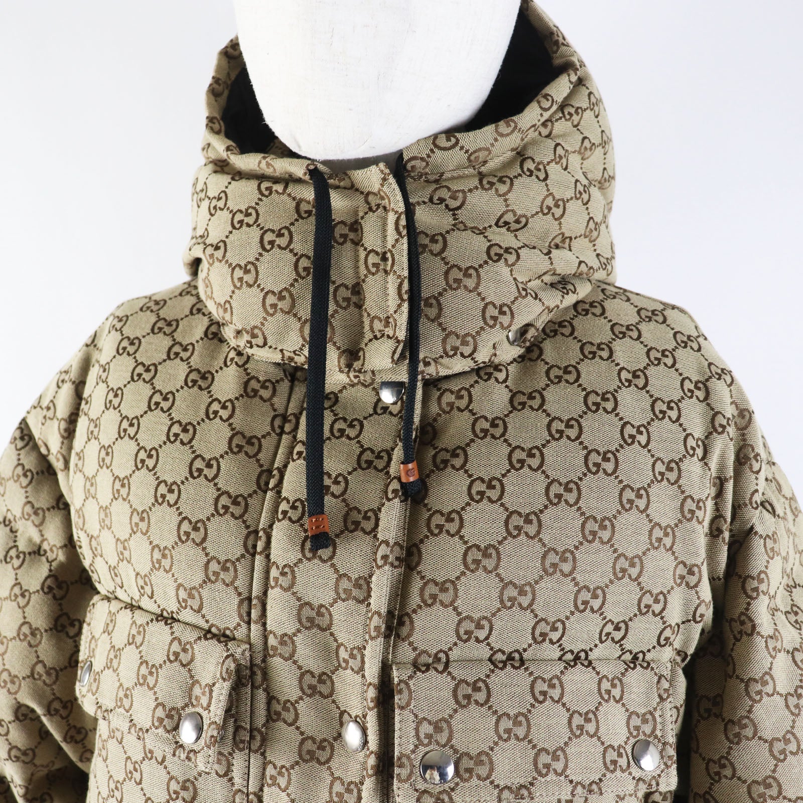 Gucci The North Face Down Jacket Beige Brown 38