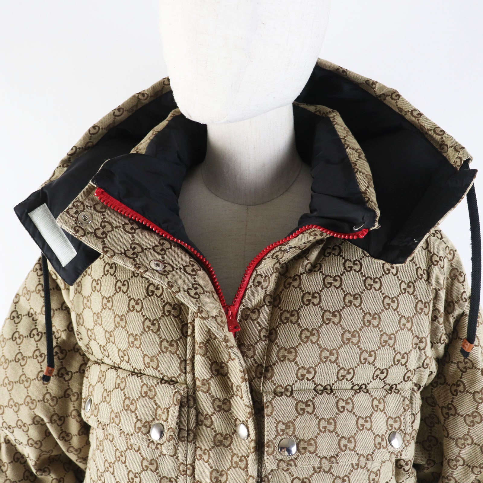 Gucci The North Face Down Jacket Beige Brown 38