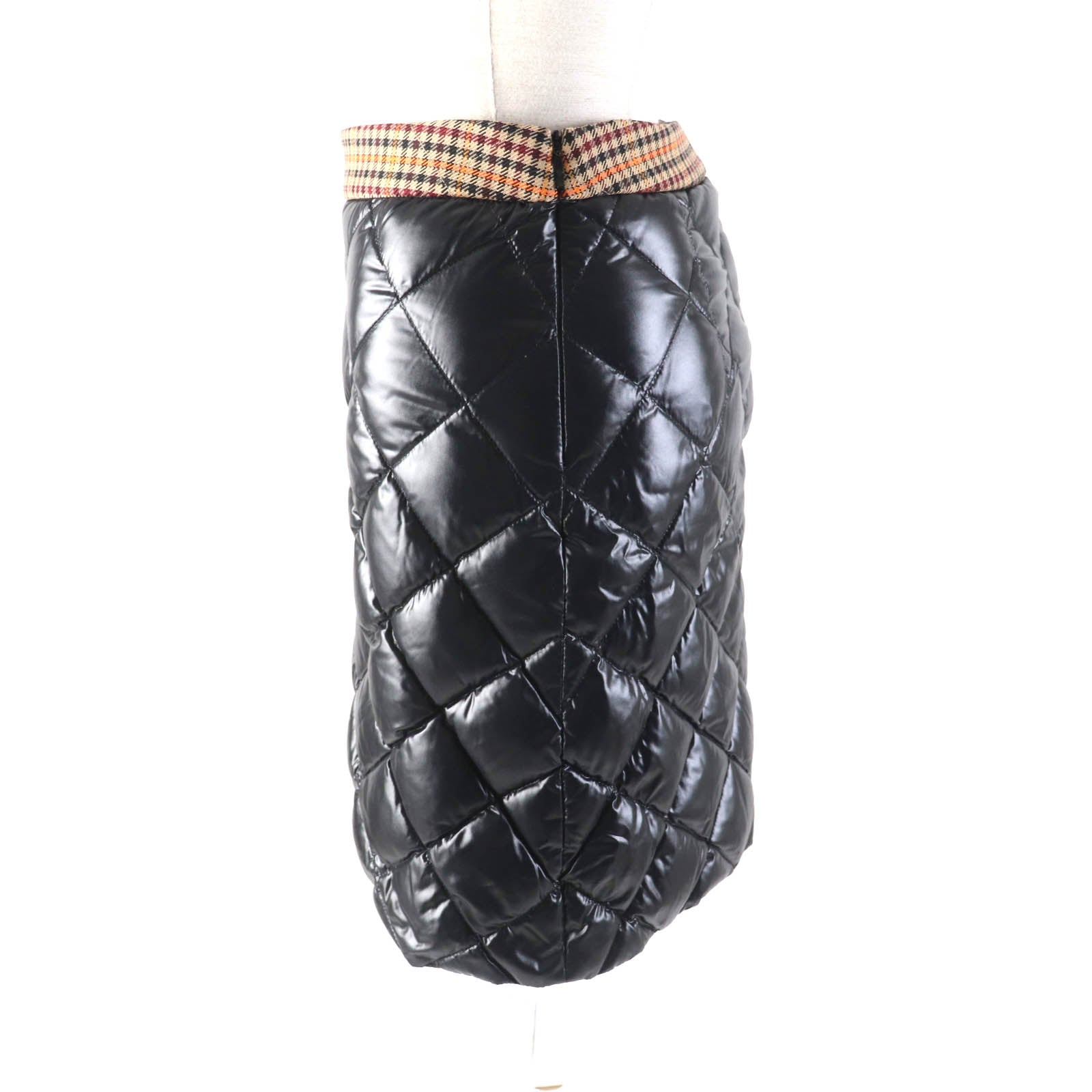 Moncler Nylon Quilted Down Skirt Black Women