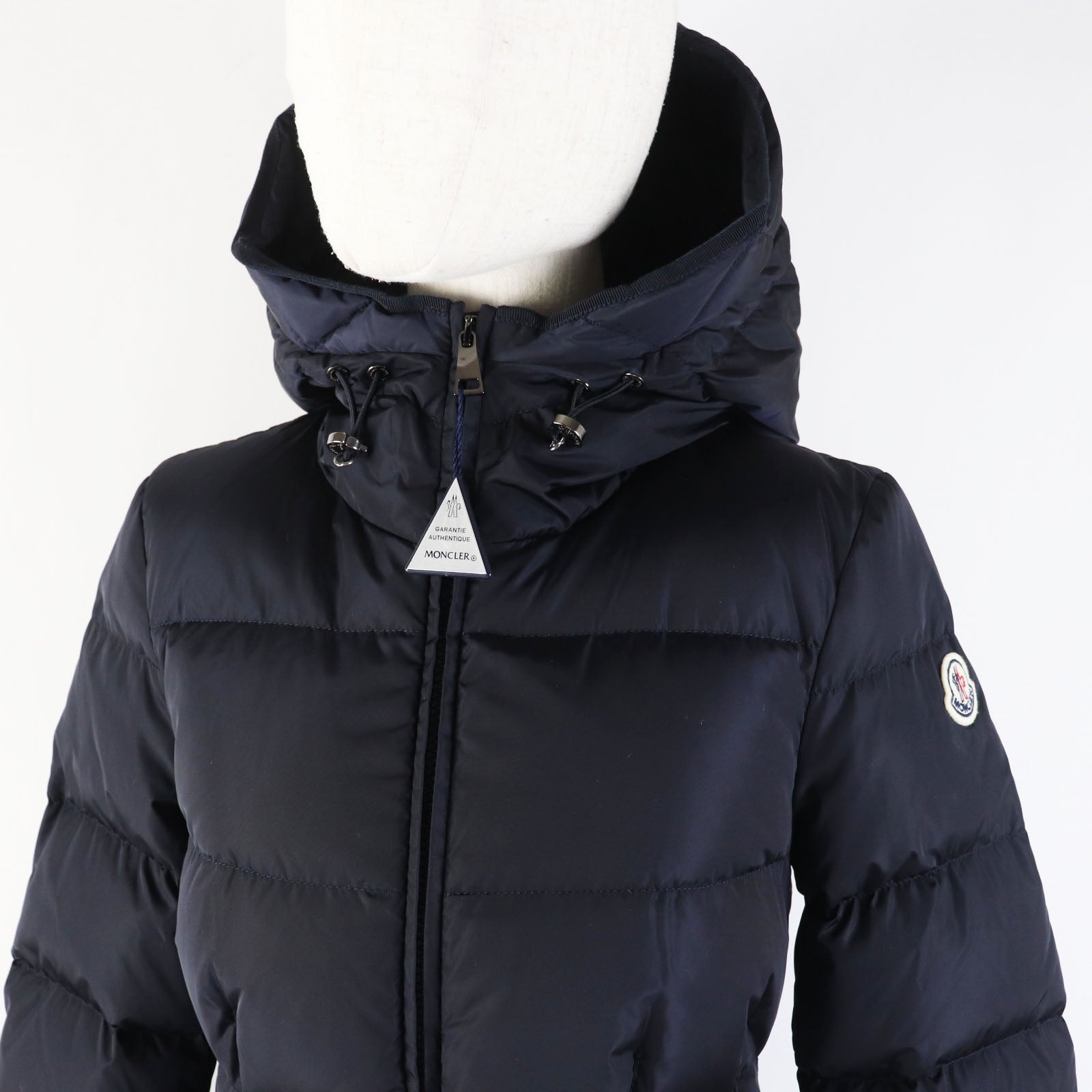 Moncler AVOCETTE Nylon Down Coat Navy Women