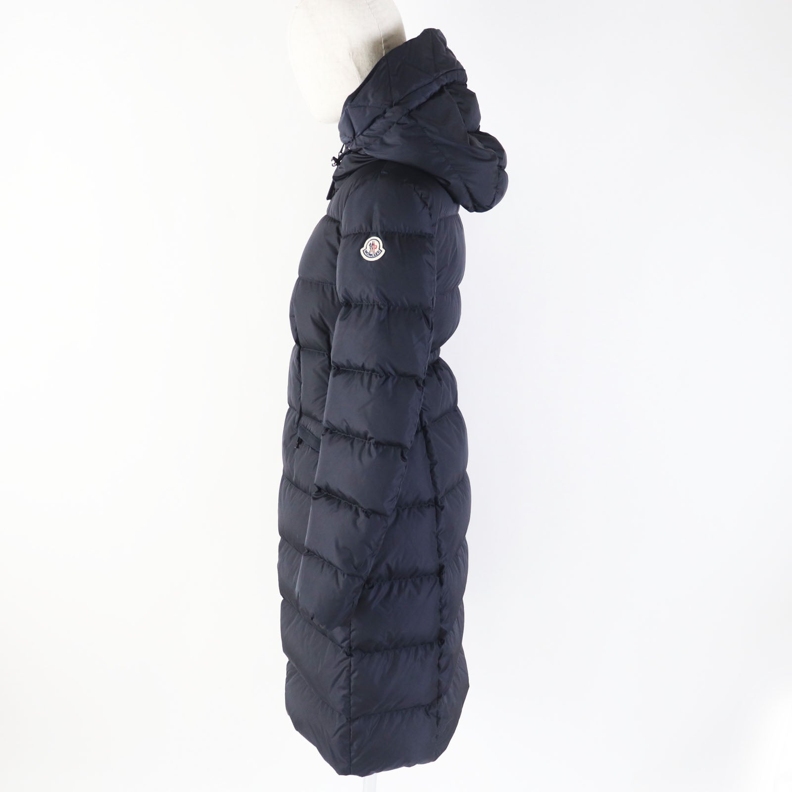 Moncler AVOCETTE Nylon Down Coat Navy Women