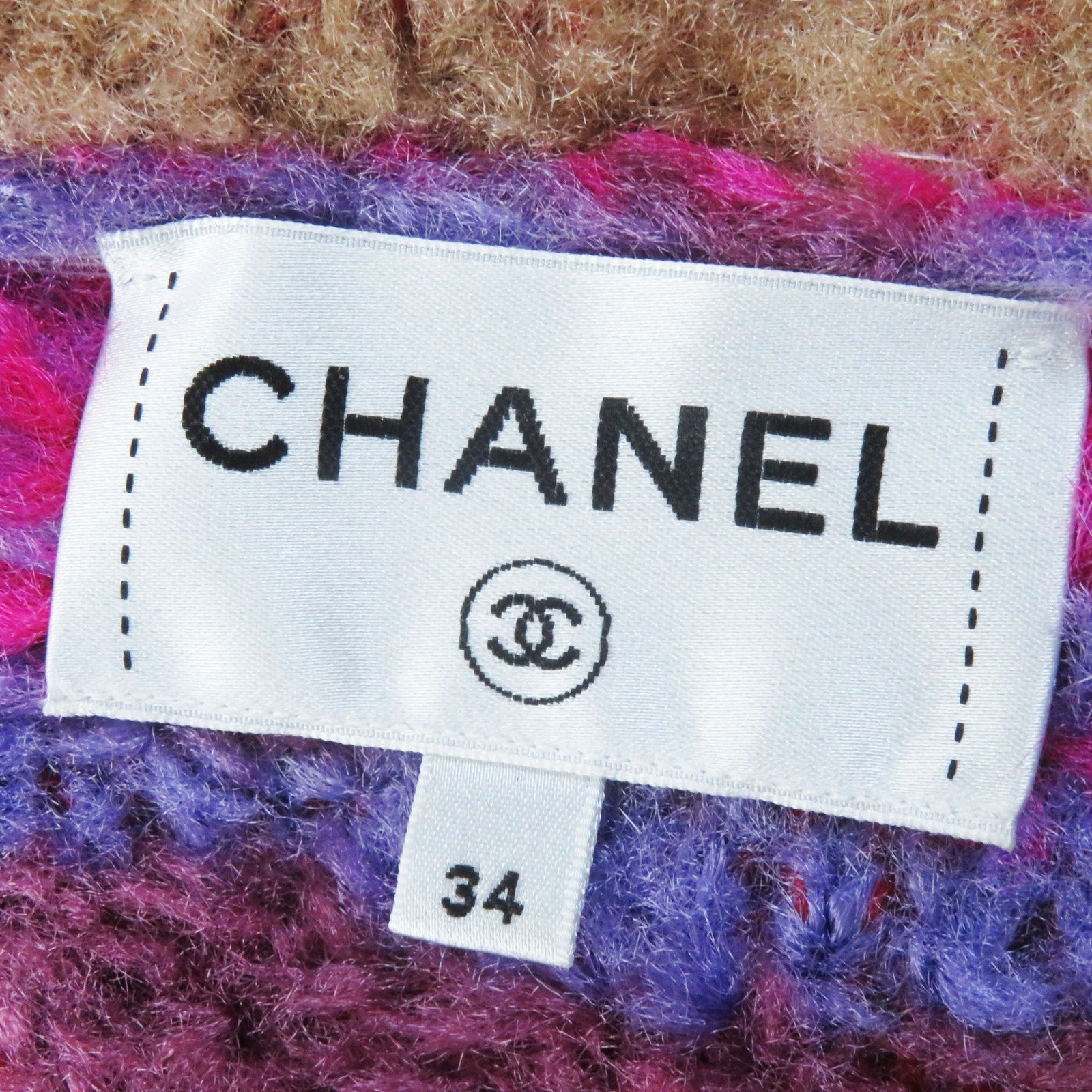 Chanel Viscose Cashmere Wool Zip-up Knit Vest