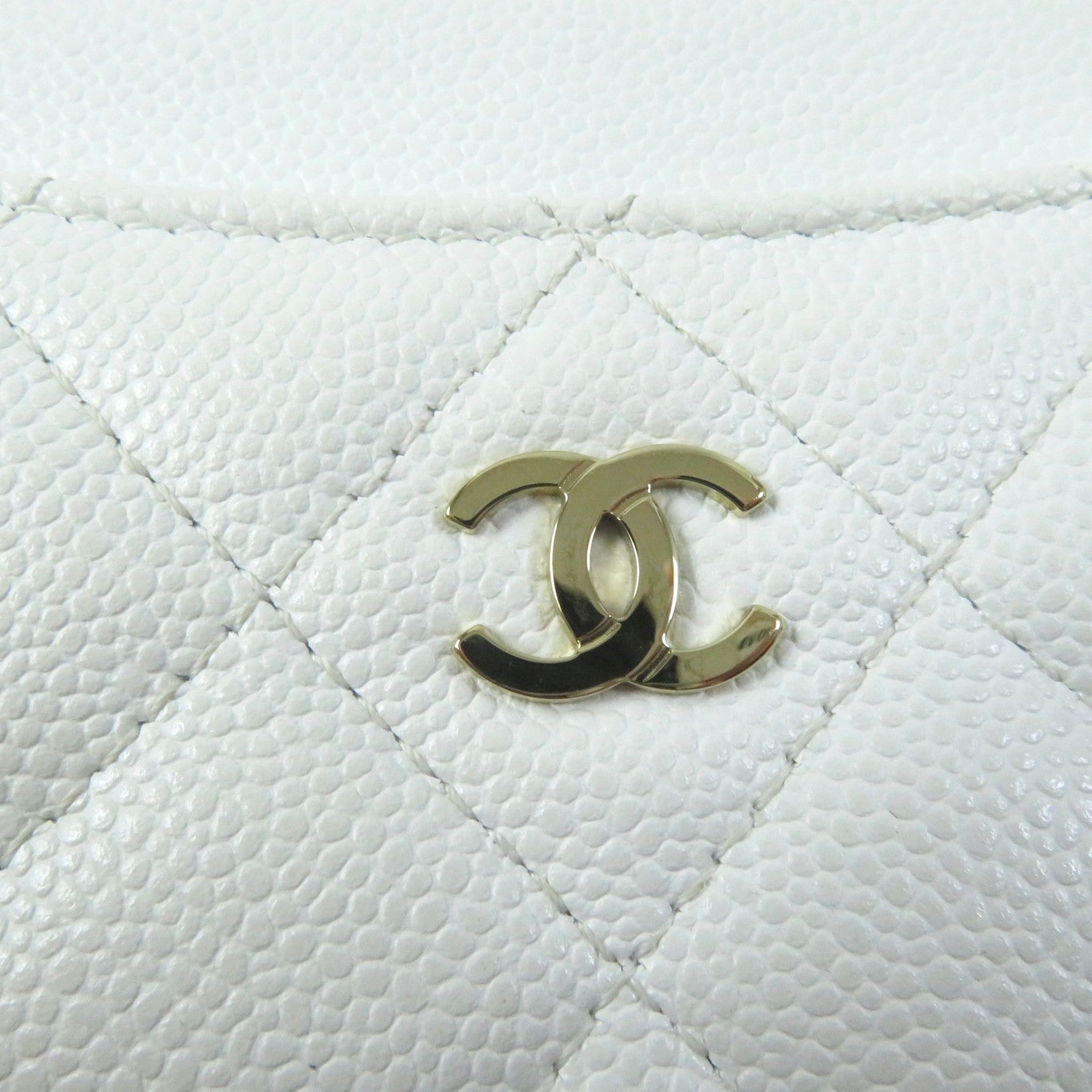 Chanel Classic Zip Coin Purse Caviar Skin