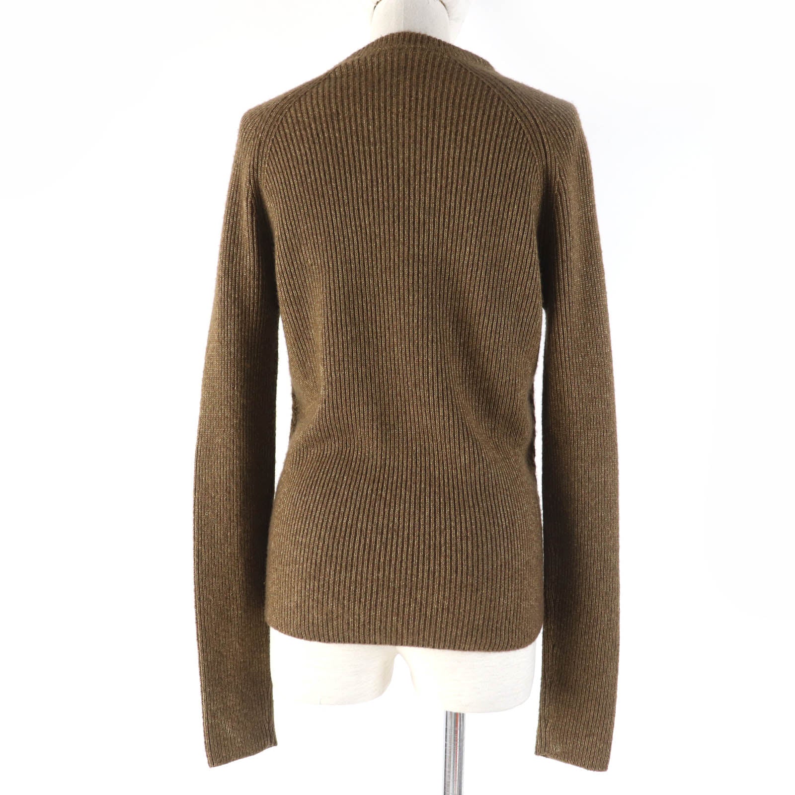 Louis Vuitton Cashmere Silk Knit Brown XS Women