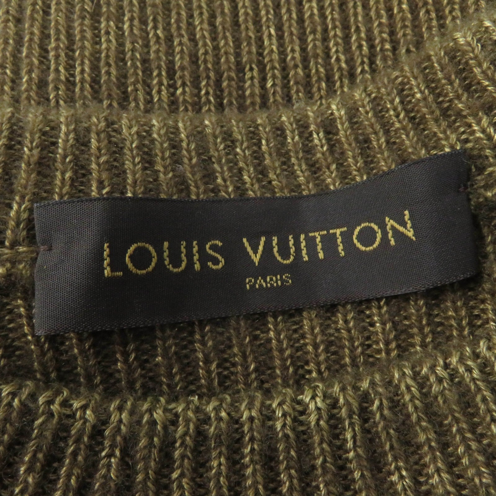 Louis Vuitton Cashmere Silk Knit Brown XS Women