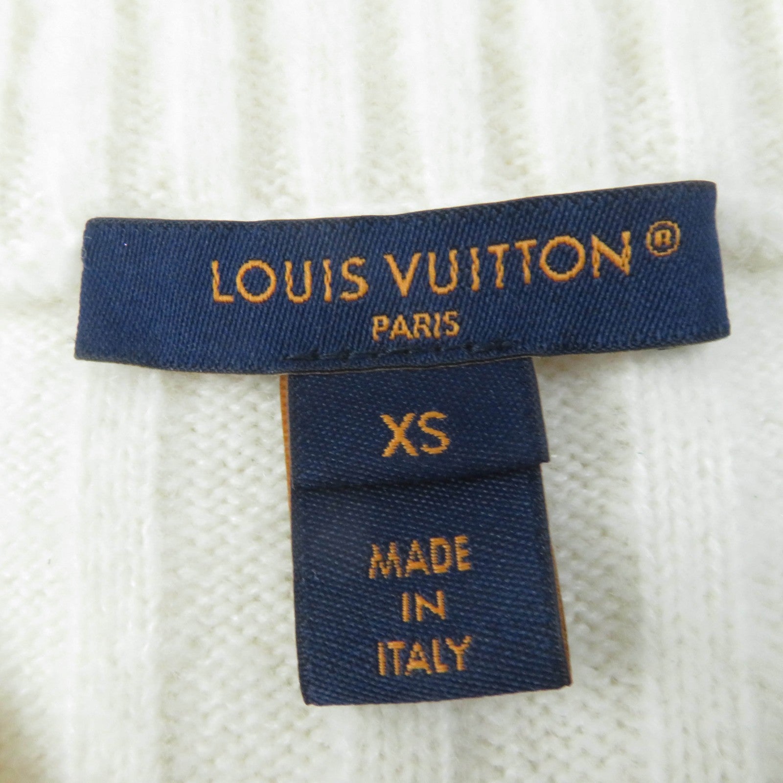 Louis Vuitton Wool Silk Cashmere Monogram Pullover XS