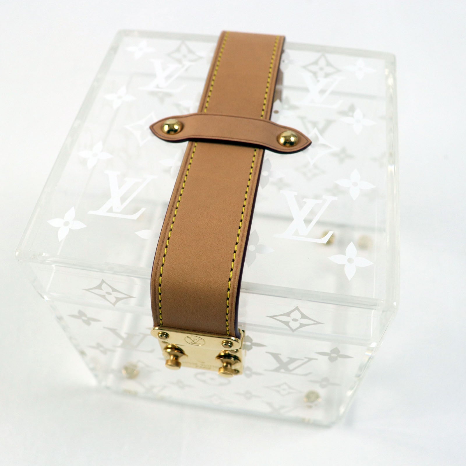 Louis Vuitton Boite Scott Cube Leather Box