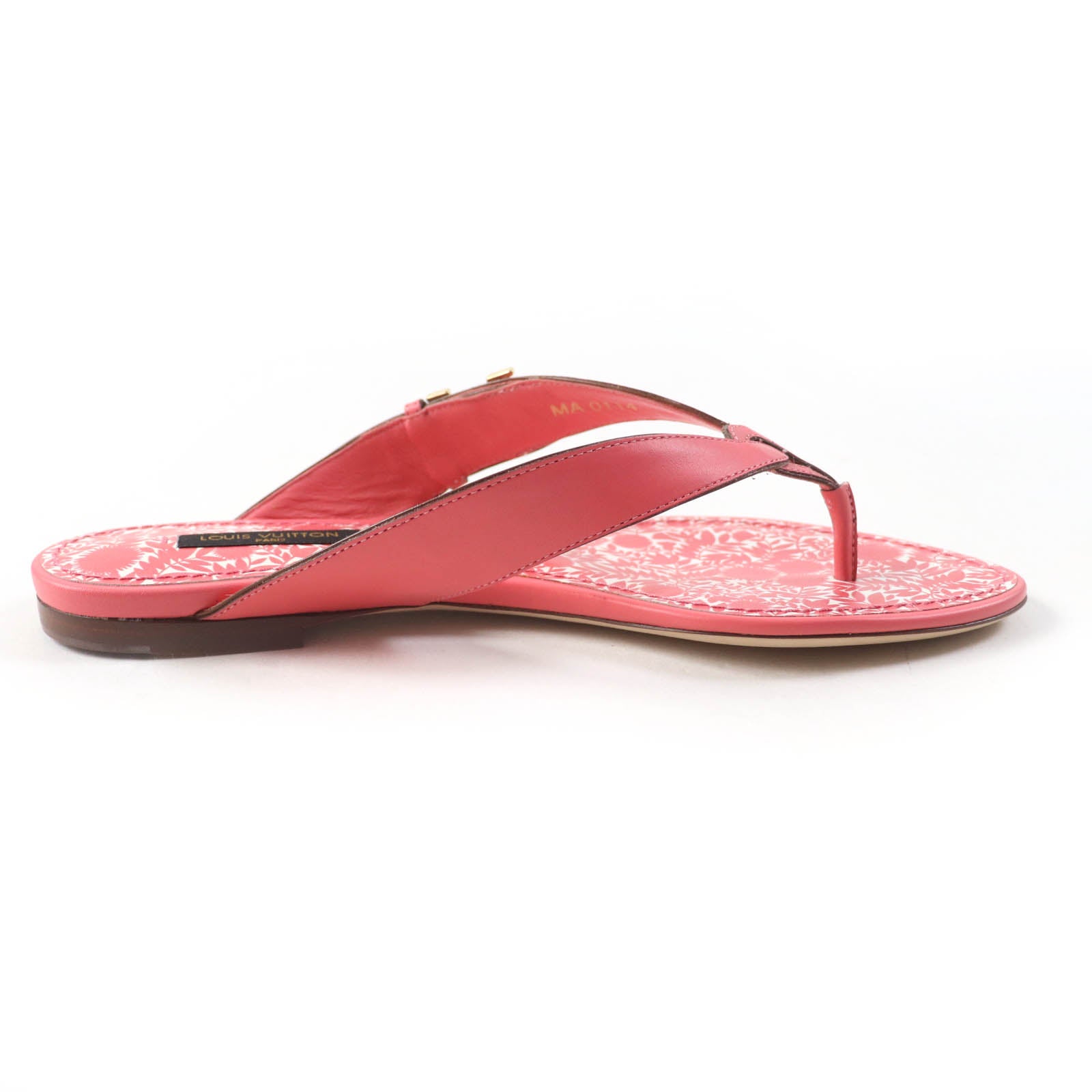 Louis Vuitton Tropical Flat Thong Sandals Pink