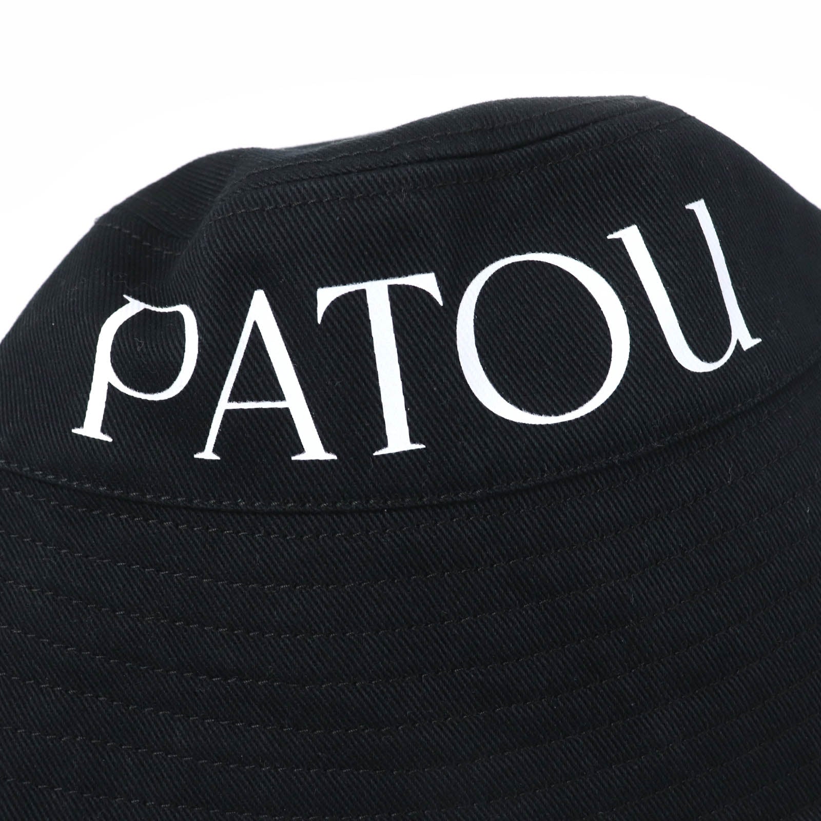 PATOU Organic Cotton Bucket Hat Black M-L