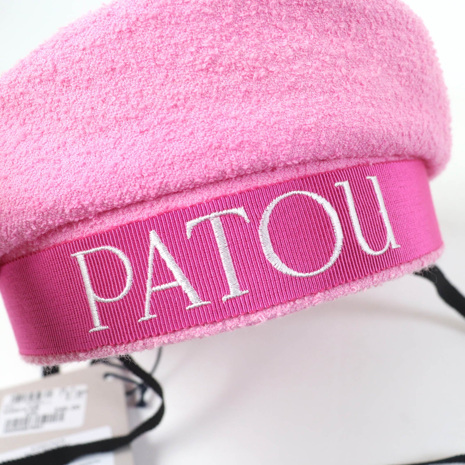 PATOU Cotton Nylon Linen Sailor Hat Pink XS-S