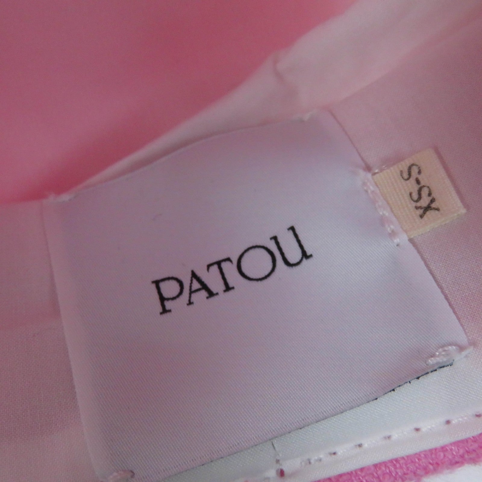 PATOU Cotton Nylon Linen Sailor Hat Pink XS-S