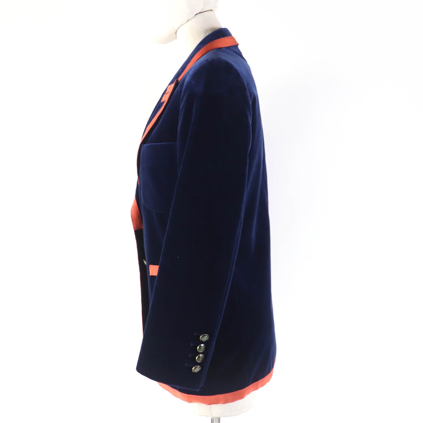 Gucci Velour Jacket Navy 38 Women