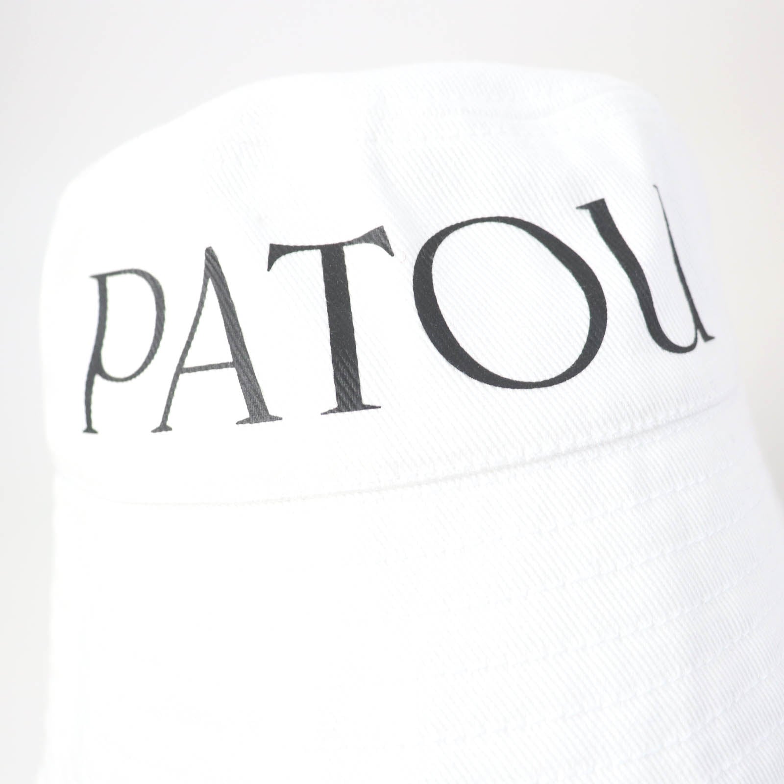 PATOU Organic Cotton Bucket Hat White M-L