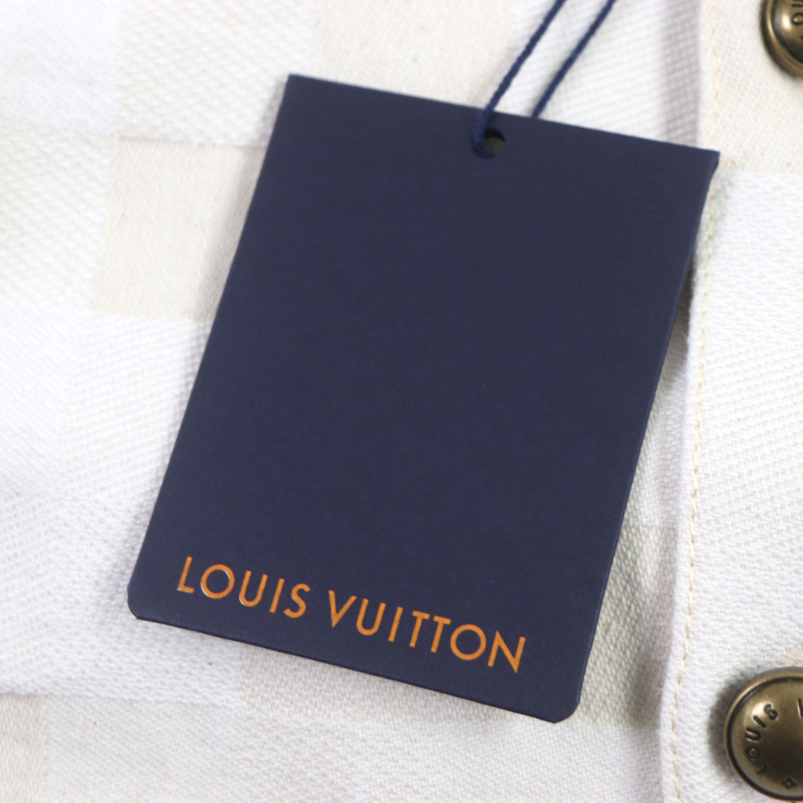 Louis Vuitton Damier Cotton Logo Shirt Jacket