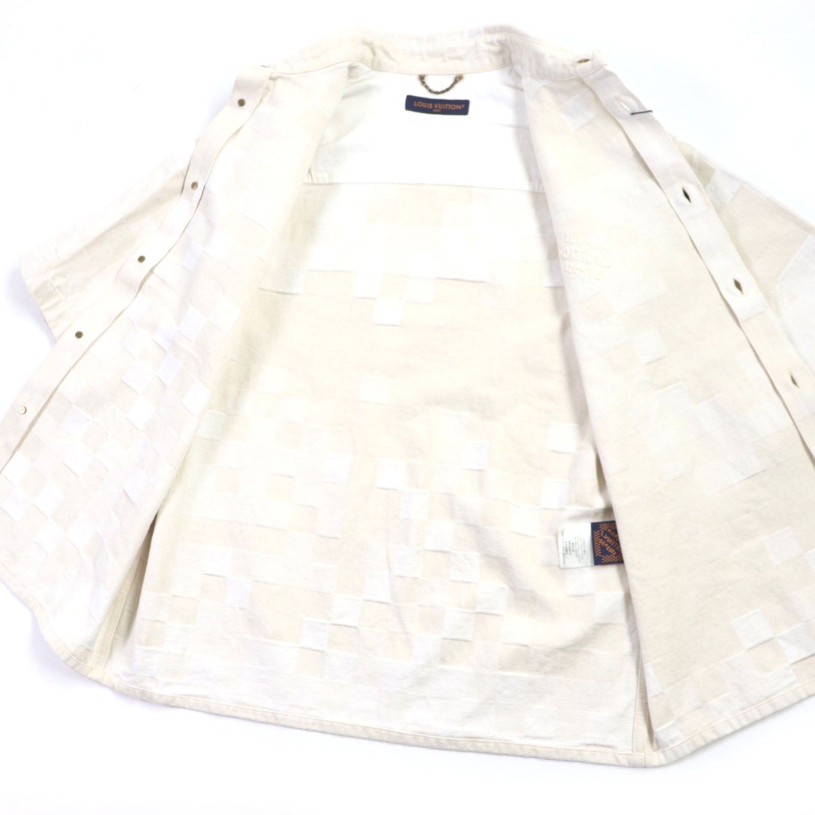 Louis Vuitton Damier Cotton Logo Shirt Jacket