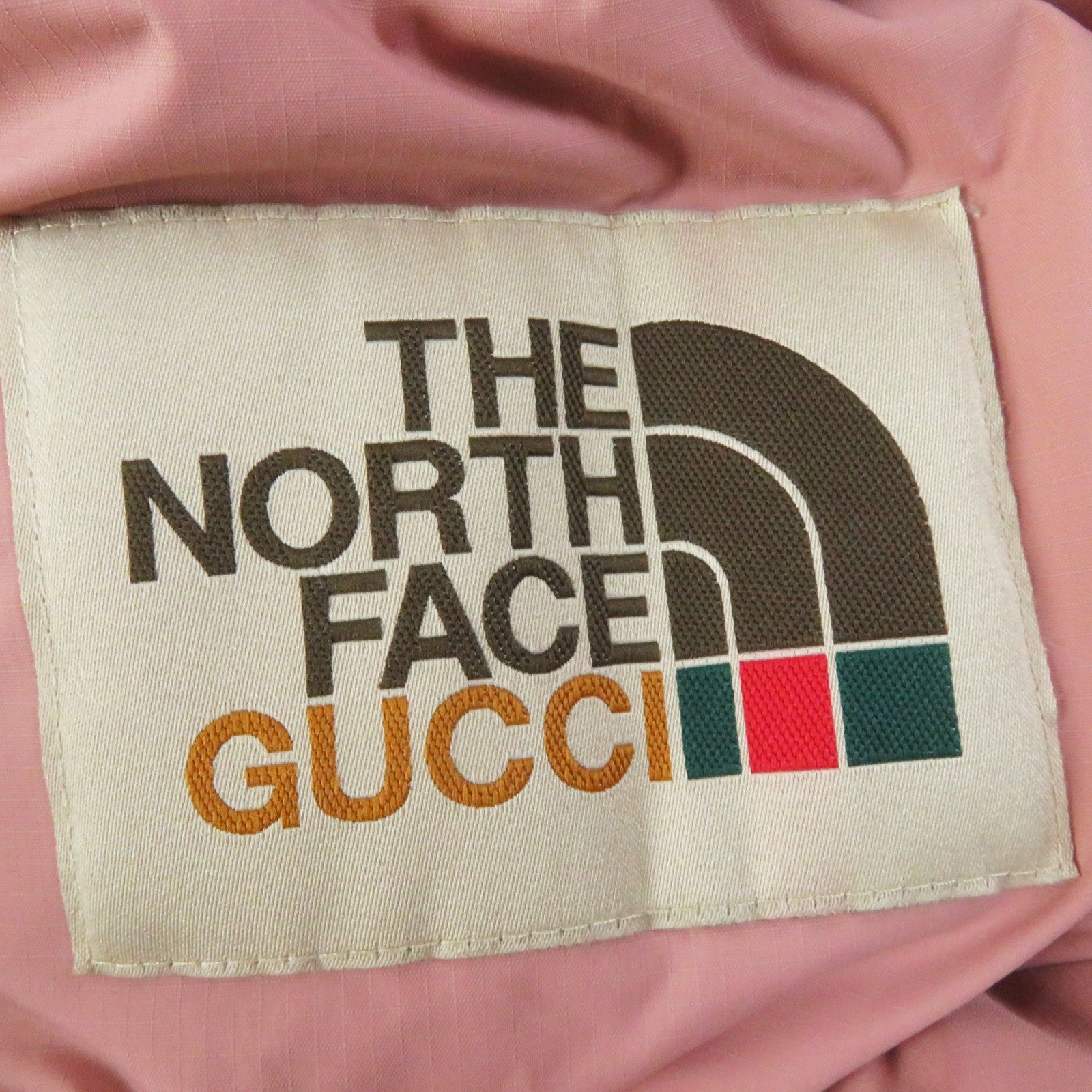 Gucci The North Face Down Jacket Pink XS