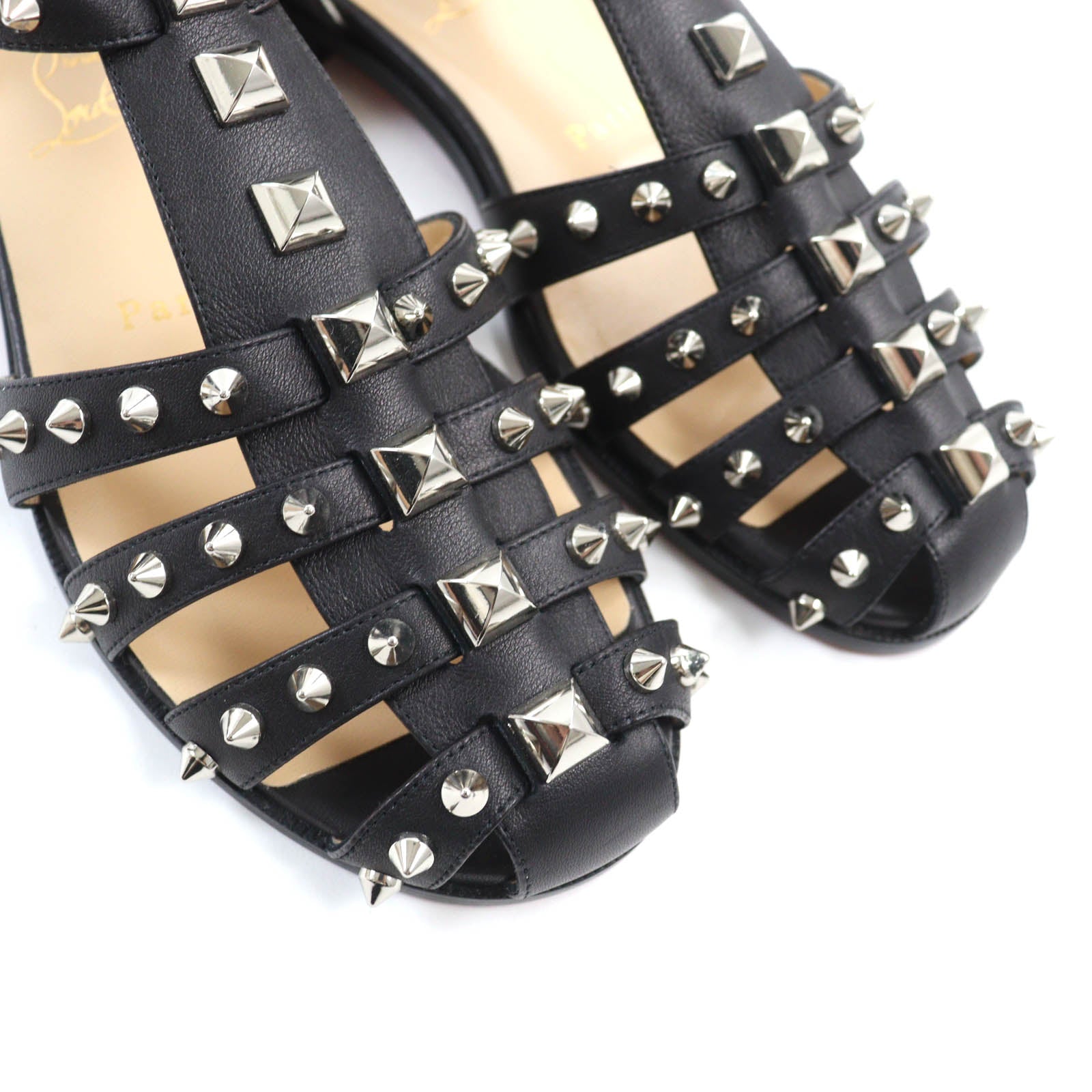 Christian Louboutin Studded Leather Sandals