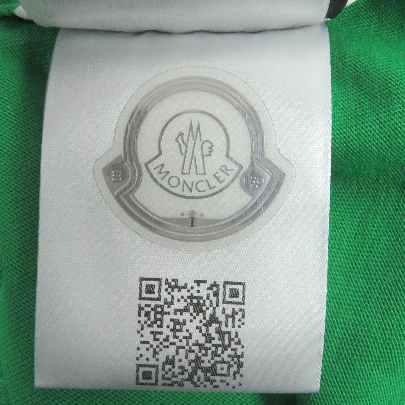 Moncler Cotton Logo T-Shirt Green L