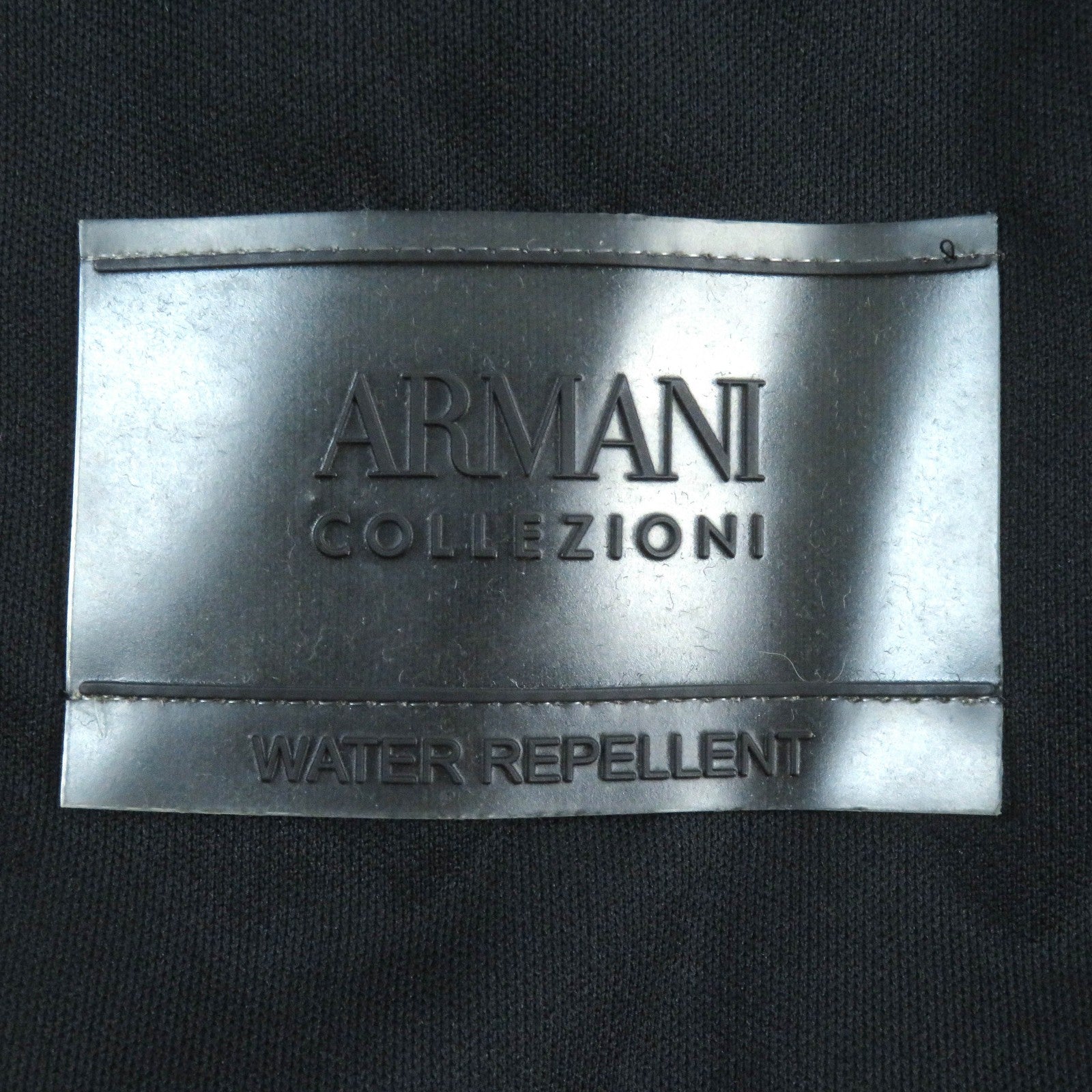 Armani Nylon Stand Collar Zip Up Coat