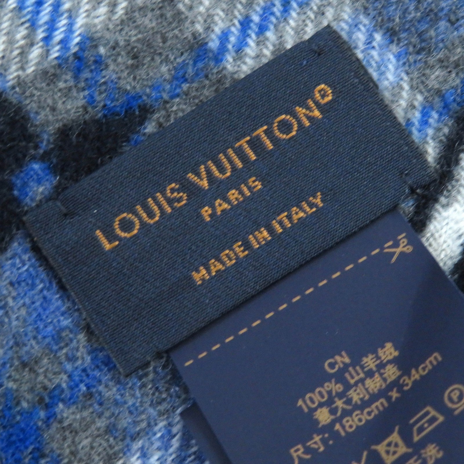 Louis Vuitton Monogram Gradient Tartan Scarf