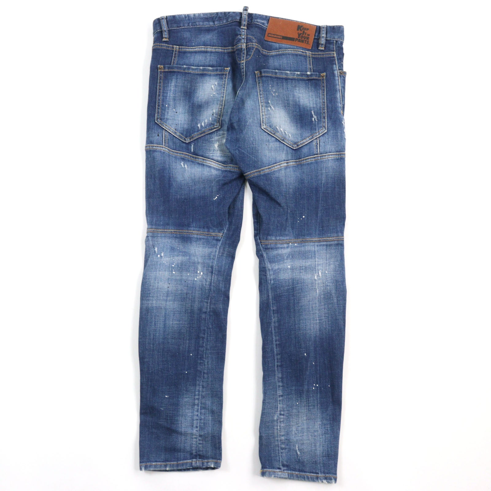 DSQUARED2 Tidy Biker Jean Distressed Denim Pants