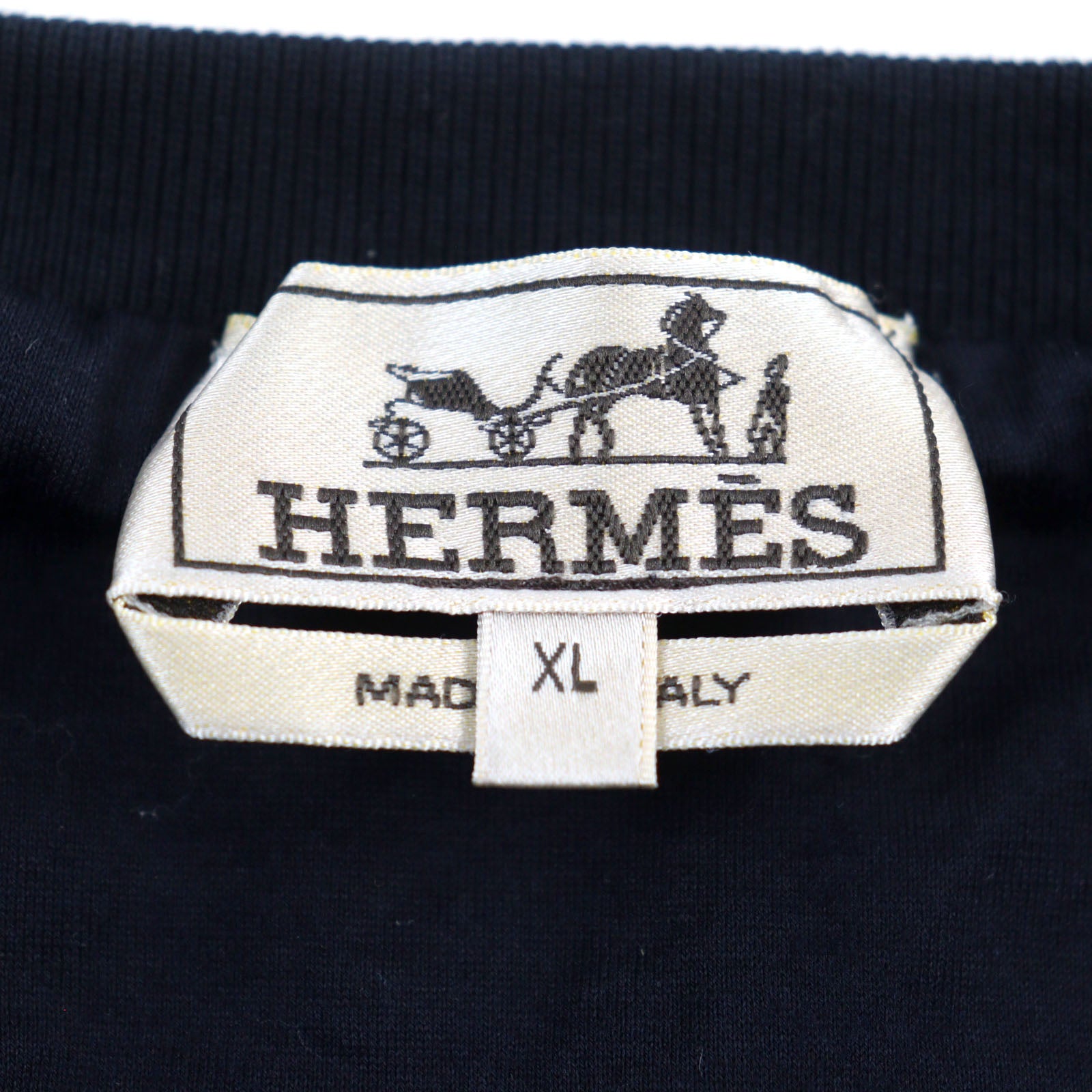 HERMES Cotton H Motif Crew Neck Sweatshirt XL