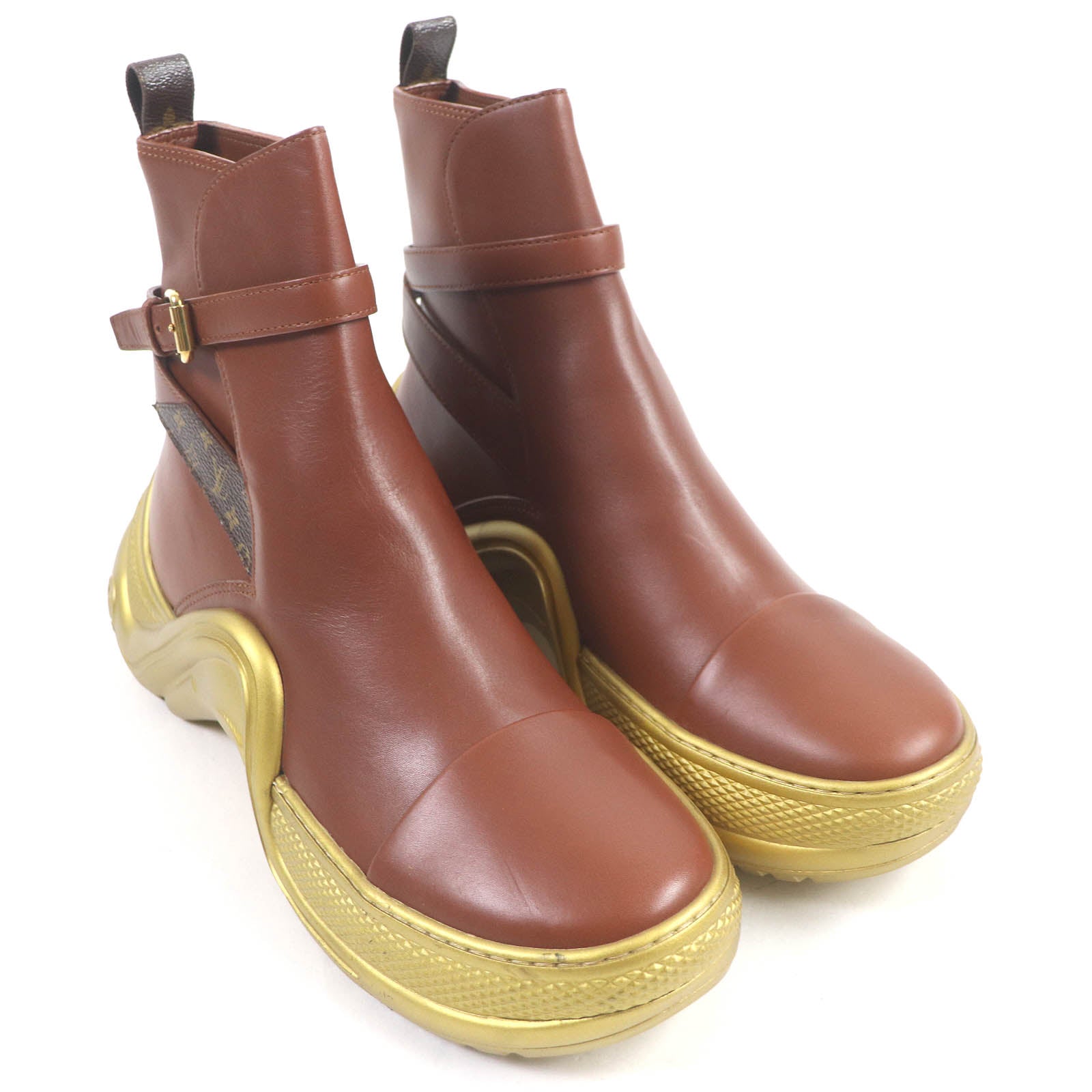 Louis Vuitton Arclight Monogram Leather Boots