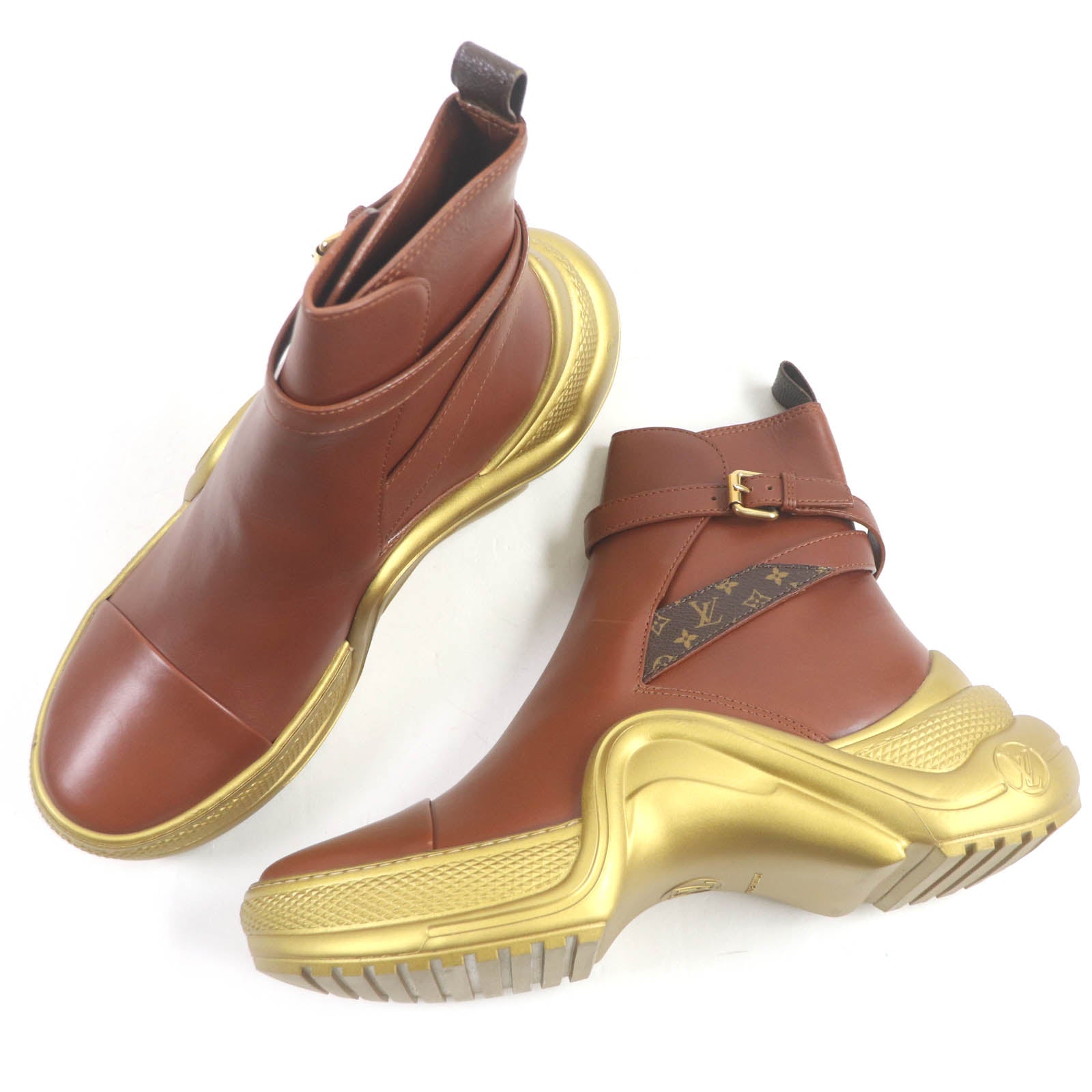 Louis Vuitton Arclight Monogram Leather Boots