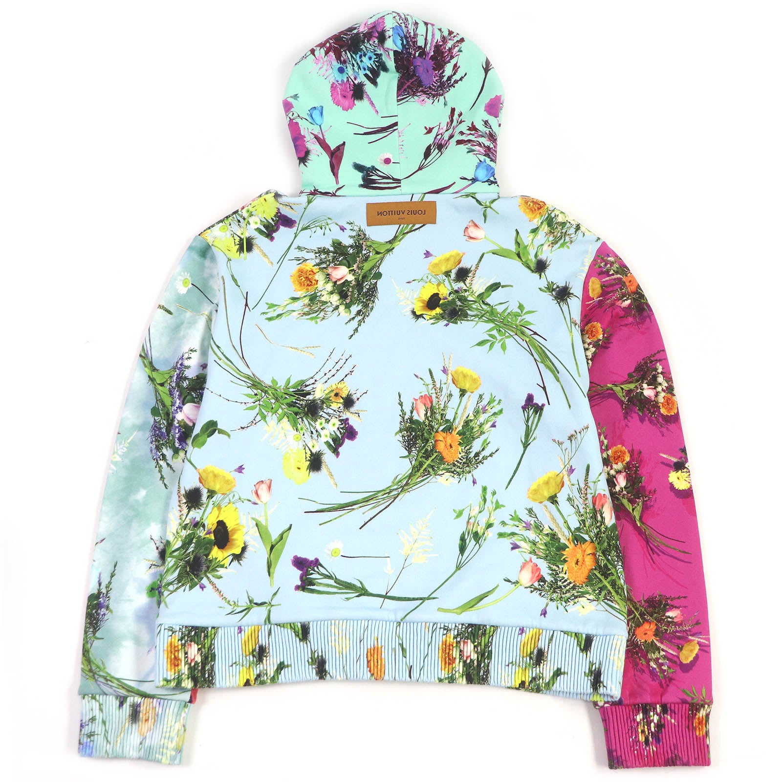 Louis Vuitton Flower Print Fleece Hoodie