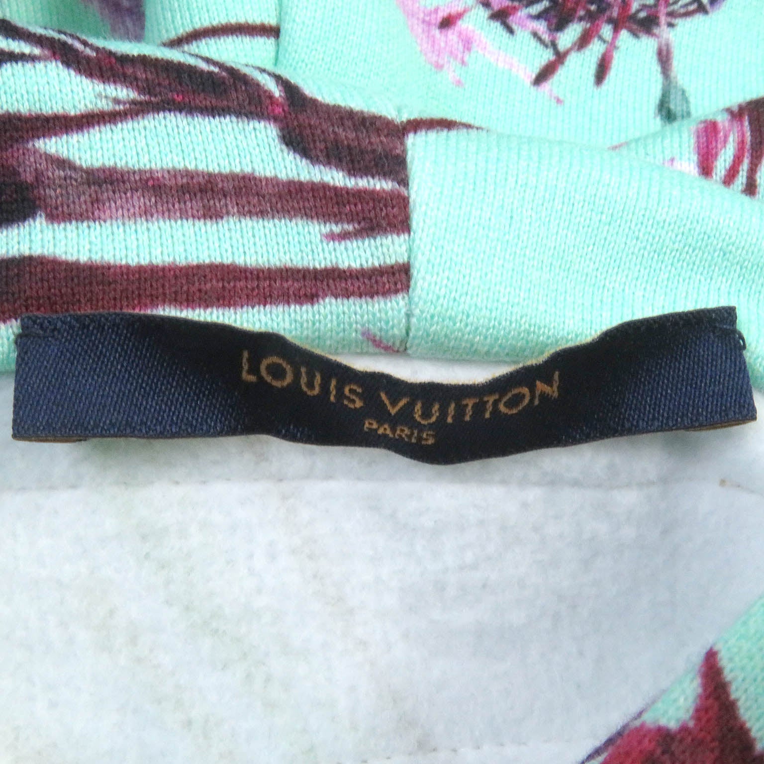 Louis Vuitton Flower Print Fleece Hoodie