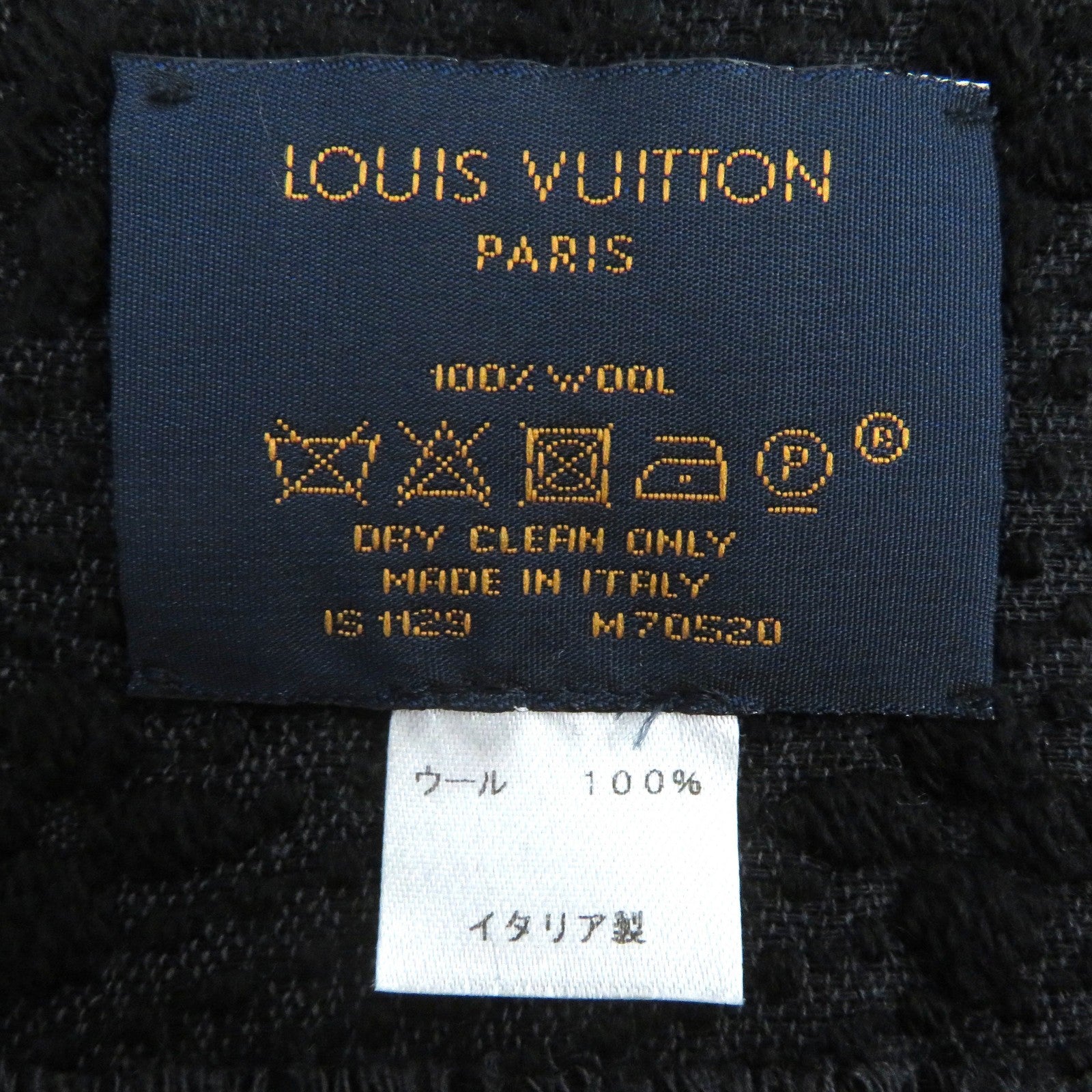 Louis Vuitton Monogram Wool Scarf M70520