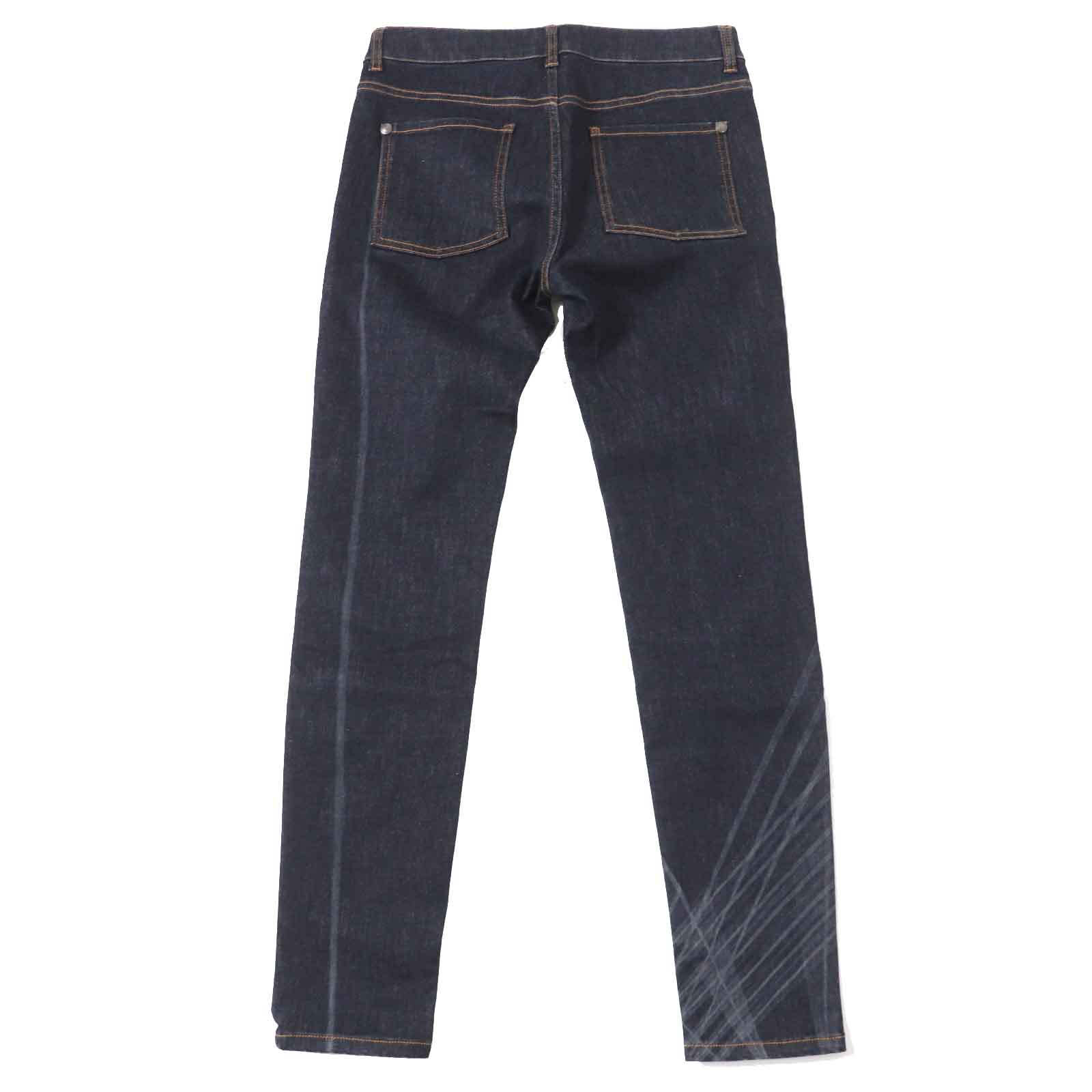 Chanel Denim Pants Indigo Blue Women