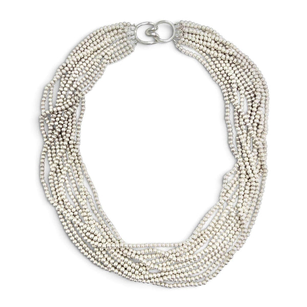 Tiffany & Co. Sterling Silver Multi Strand Ball Necklace